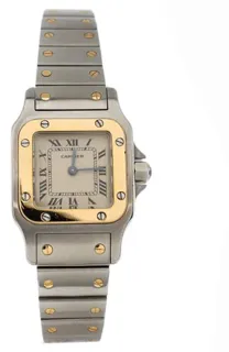 Cartier Santos Yellow gold and Stainless steel Silver