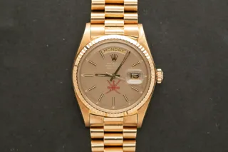 Rolex Day-Date 1803 36mm Yellow gold Taupe