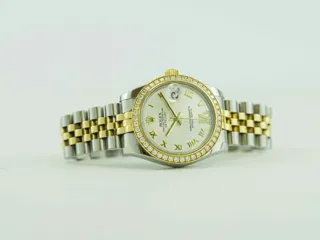 Rolex Datejust 31 178383 31mm Yellow gold and Stainless steel Silver