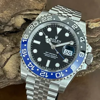 Rolex Oyster Perpetual, GMT Master 126710BLNR 40mm stainless steel$sapphire crystal Black