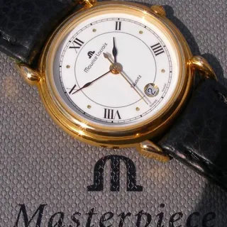 Maurice Lacroix Les Classiques Date 77963 26mm Yellow gold and Stainless steel White