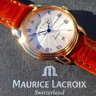 Maurice Lacroix 09329 36mm Yellow gold and Stainless steel Champagne