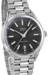 Mido Multifort M040.407.11.061.00 40mm Stainless steel Black