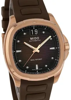 Mido Multifort M049.526.37.291.00 39mm Edelstahl Brown