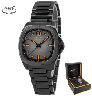 Mido Multifort M0495263308100 39mm Stainless steel Black