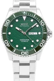 Mido Ocean Star M042.430.11.091.00 42.5mm Stainless steel Green