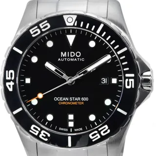 Mido Ocean Star M026.608.11.051.00 43.5mm Stainless steel Black