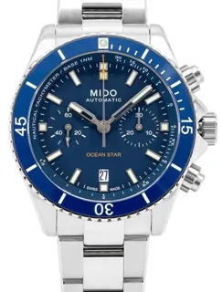 Mido Ocean Star M026.627.44.041.00 44mm Titanium Blue