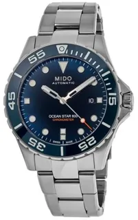 Mido Ocean Star M026.608.11.041.01 43.5mm Stainless steel Blue