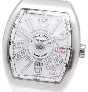 Franck Muller Vanguard V 45 SC DT 45mm Stainless steel White