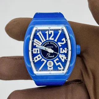 Franck Muller Vanguard V41 SC DT  BU BL GF1 41mm Blue