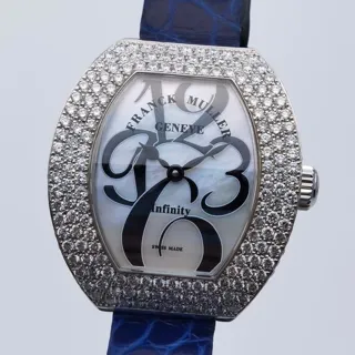 Franck Muller 3530QZAD3 29mm White gold White