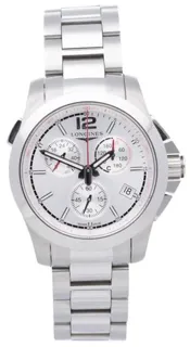 Longines Conquest L3.701.4.76.6 41mm Stainless steel Silver