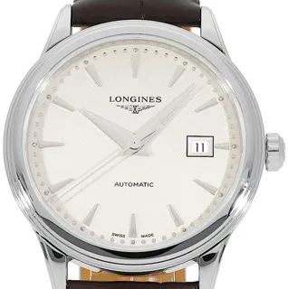 Longines Flagship L4.374.4.79.2 30mm Stainless steel Beige