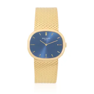 Patek Philippe Ellipse 3745/1 18k yellow gold Blue