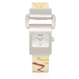 Piaget Miss Protocole 5222 18k white gold Silver