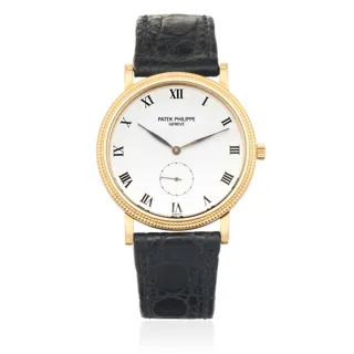 Patek Philippe Calatrava 3919 33mm 18k Gold White