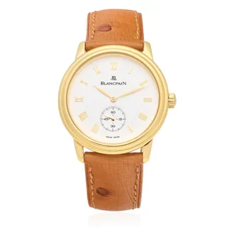 Blancpain Villeret 7002 36mm 18k Gold White