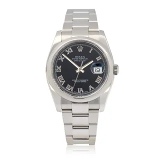 Rolex Datejust 116200 Stainless steel Black