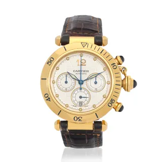 Cartier Pasha 2111 18k yellow gold Silver