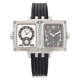 Jaeger-LeCoultre Reverso 295.8.51 28mm Stainless steel Black and Silver