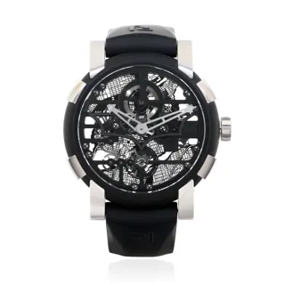 Romain Jerome Batman DNA RJ.M.AU.030.04 46mm Stainless steel and PVD Black and Skeletonized