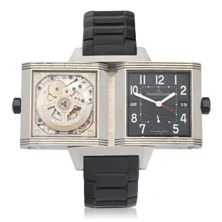 Jaeger-LeCoultre Reverso 230.8.77 35mm Stainless steel Black and Silver