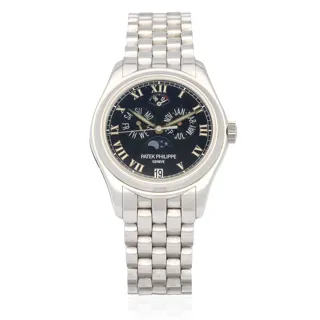 Patek Philippe Annual Calendar 5036/1G-013 37mm White gold Black