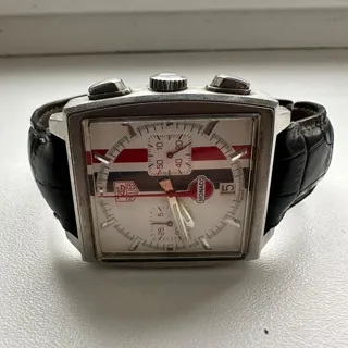 TAG Heuer Monaco CW2118 38mm Stainless steel White