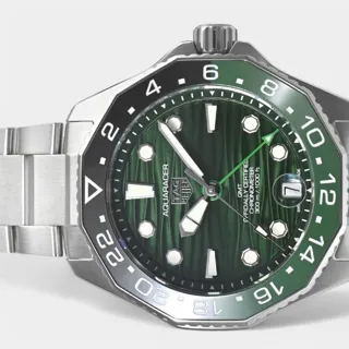 TAG Heuer Aquaracer 300M WBP5115.BA0013 42mm Stainless steel Green