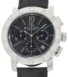 Bulgari Bulgari BB42SLCH 42mm Stainless steel Black