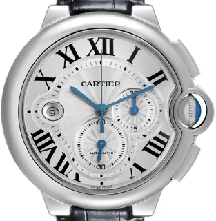 Cartier Ballon Bleu W6920003 44mm Stainless steel Silver