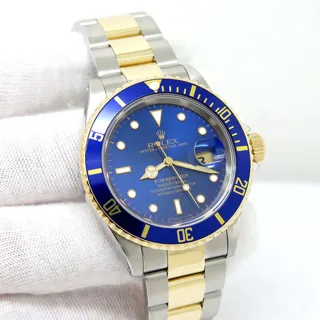 Rolex Submariner Date Yellow gold and Stainless steel Blue