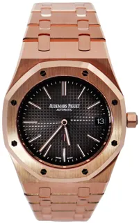 Audemars Piguet Royal Oak 16202OR.OO.1240OR.02 39mm Rose gold Smoked gray