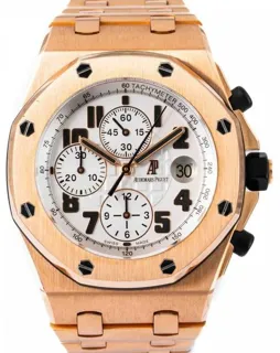 Audemars Piguet Royal Oak Offshore 26170OR.OO.1000OR.01 42mm Rose gold Silver