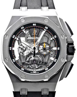 Audemars Piguet Royal Oak Offshore Tourbillon  26407TI.GG.A002CA.01 44mm Ceramic and Titanium Skeletonized