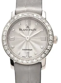 Blancpain Women 0062-192GC-52 21mm White gold Silver