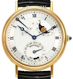 Breguet Classique 3130BA 36mm Yellow gold Silver