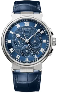 Breguet Marine 5527BB/Y2/9WV 42.5mm White gold Blue