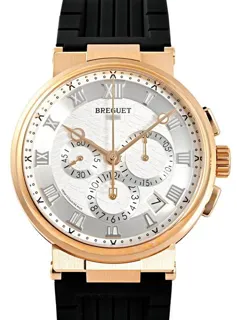 Breguet Marine 5527BR/12/5WV 42mm Rose gold Silver