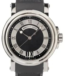 Breguet Marine 5817ST/92/5V8 39mm Stainless steel Black