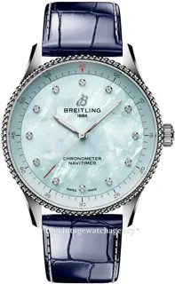 Breitling Navitimer A77320171C1P1 32mm Stainless steel Blue