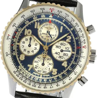 Breitling Navitimer D33030 38mm Silver Blue