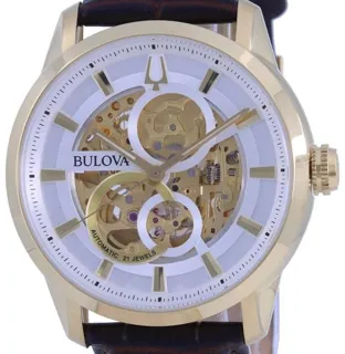 Bulova Classic 97A138 43mm Yellow gold and Stainless steel White