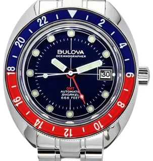 Bulova Oceanographer 96B405 41mm Stainless steel Blue