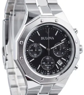 Bulova Precisionist 96B410 44mm Stainless steel Black