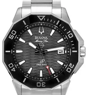 Bulova Precisionist 96B434 12mm Stainless steel Black