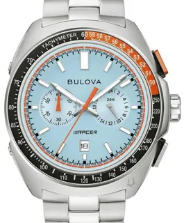 Bulova Racer Chronograph 98B432 42mm Stainless steel Blue