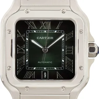 Cartier Santos de Cartier WSSA0062 40mm Stainless steel Green