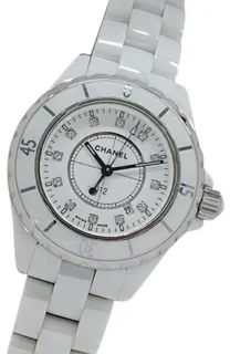 Chanel J12 J12 12P 33mm Stainless steel White